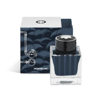 Frasco de tinta Meisterstück Around the World in 80 Days, Coal Blue – 50 ml