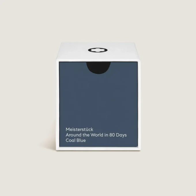 Frasco de tinta Meisterstück Around the World in 80 Days, Coal Blue – 50 ml