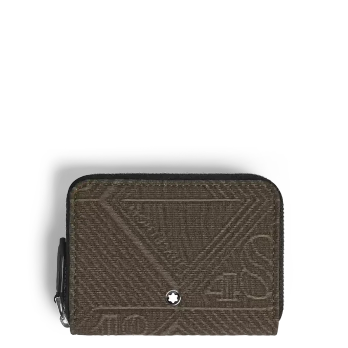 Mini carteira 4810 jacquard 2cc com fecho