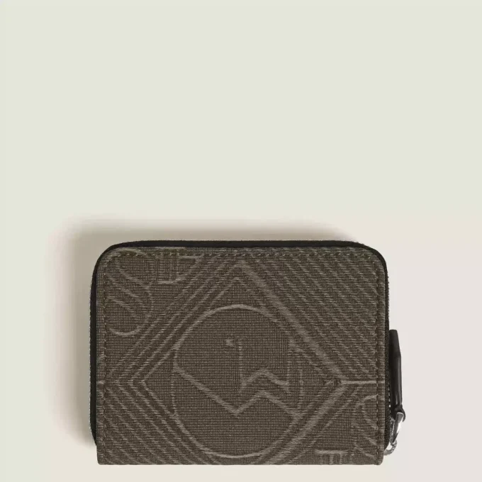 Mini carteira 4810 jacquard 2cc com fecho