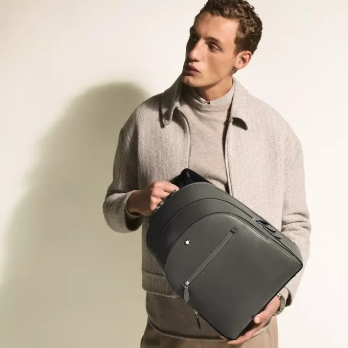 Mochila média Sartorial com 3 compartimentos