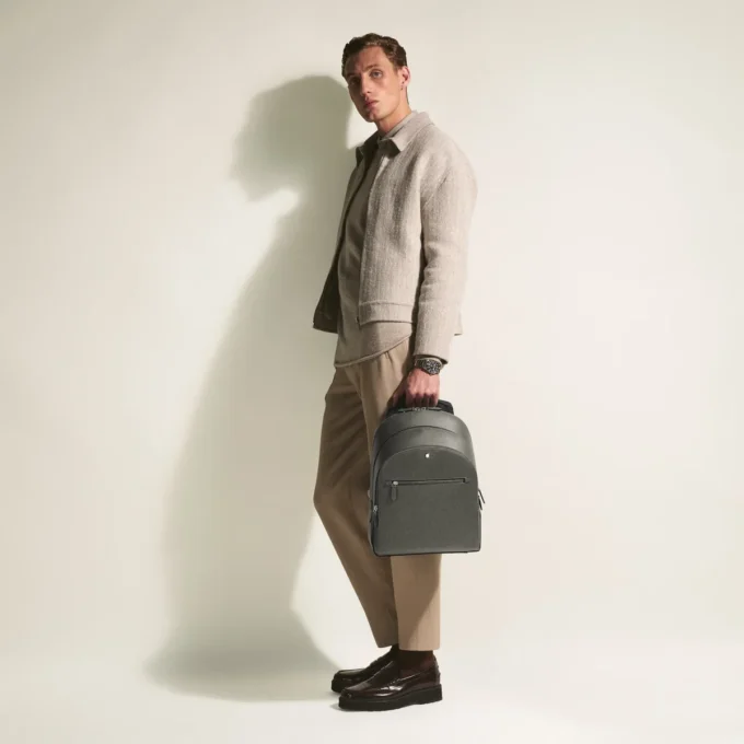 Mochila média Sartorial com 3 compartimentos