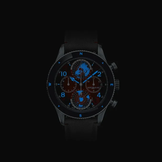 Montblanc 1858 Geosphere Chronograph 0 Oxygen Limited Edition – 290 peças