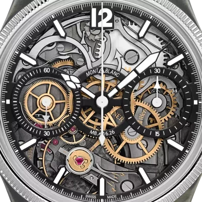 Montblanc 1858 The Unveiled Secret Minerva Monopusher Chronograph Limited Edition – 88 peças