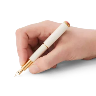 Montblanc Heritage Rouge et Noir «Baby» Edição Especial Caneta-tinteiro cor marfim