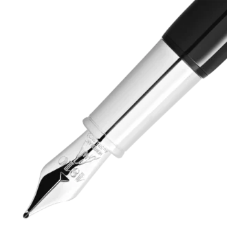 Montblanc Heritage Rouge et Noir «Baby» Edição Especial Caneta-tinteiro preta