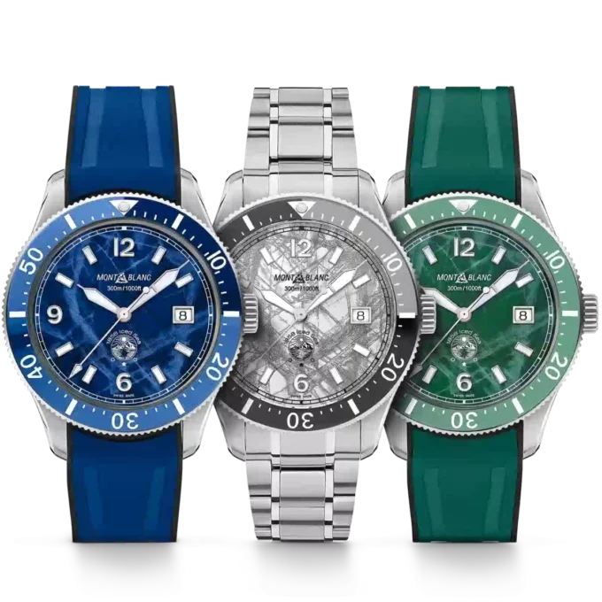 Montblanc Iced Sea Automatic Date Coffret Edição Limitada – 191 peças