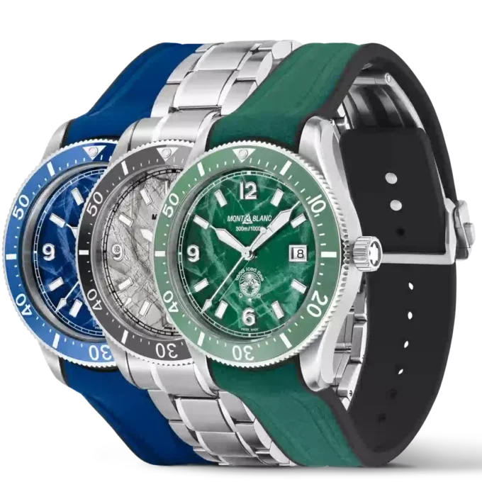 Montblanc Iced Sea Automatic Date Coffret Edição Limitada – 191 peças