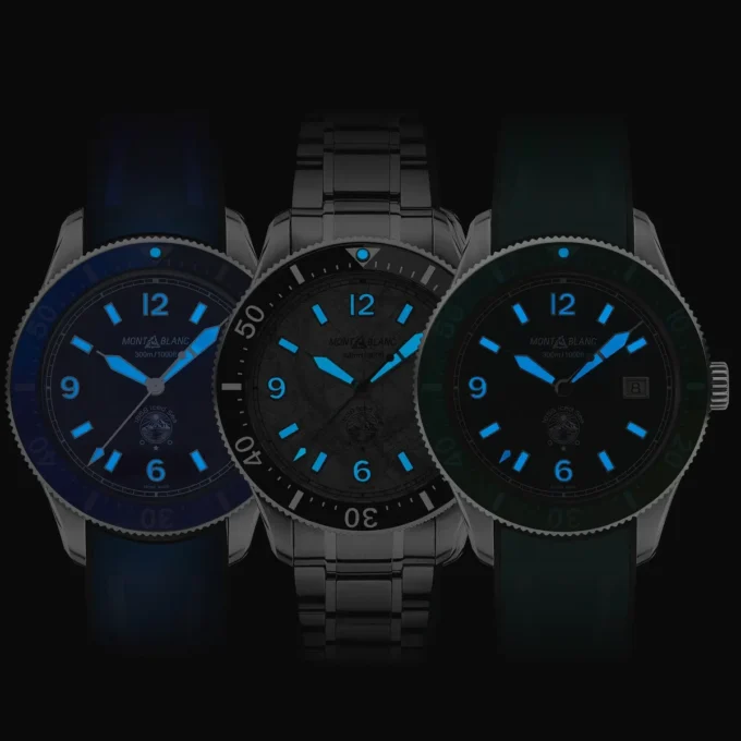 Montblanc Iced Sea Automatic Date Coffret Edição Limitada – 191 peças