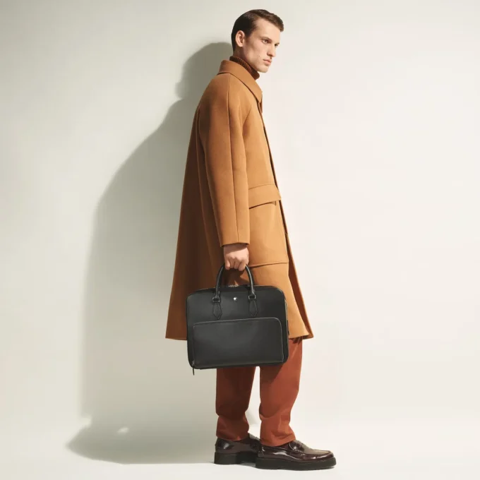 Pasta de documentos média com bolso