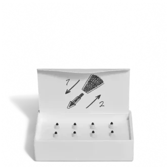 Pontas de substituição em linho para a caneta digital Montblanc cinzenta