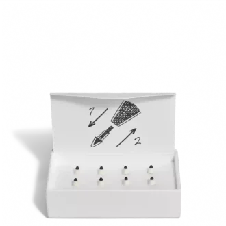 Pontas de substituição em linho para a caneta digital Montblanc cor marfim