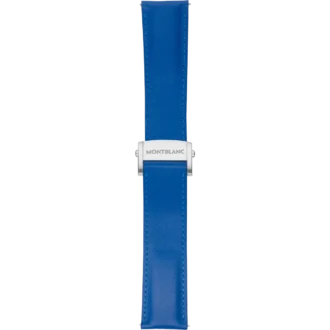 Pulseira de couro azul safira Summit 2