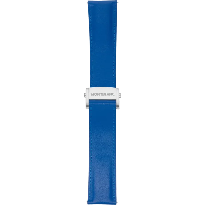 Pulseira de couro azul safira Summit 2